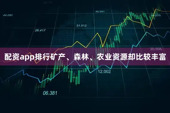 配资app排行矿产、森林、农业资源却比较丰富